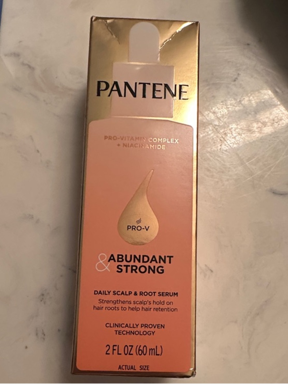 New Pantene Pro-V Abundant & Strong Daily Scalp & Root Serum for hair retention